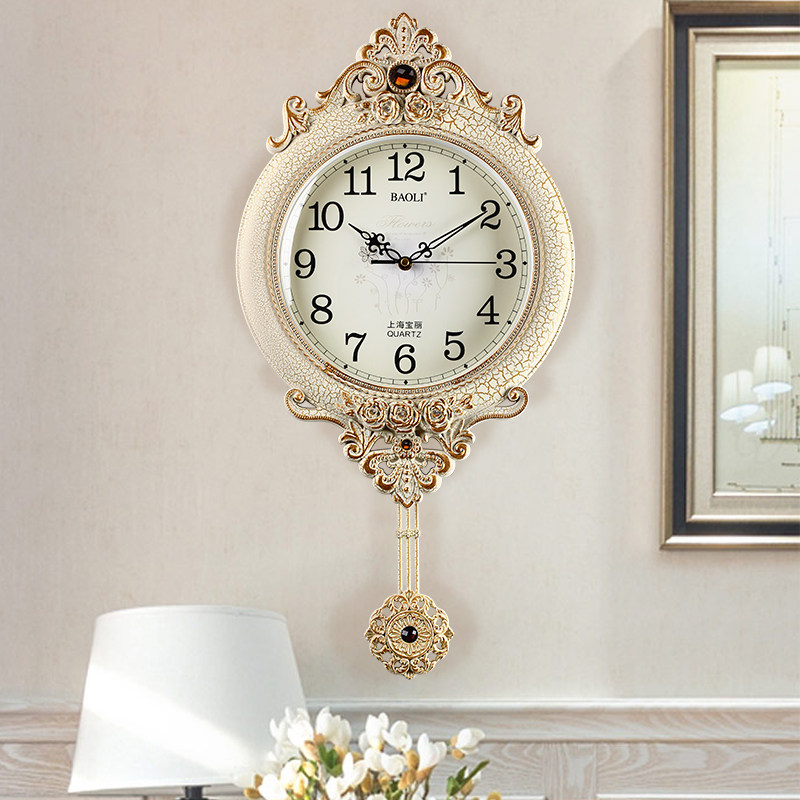 Luxury Lifestyle Aesthetic - Minimalistyczne zegary ścienne w stylu chińskim,