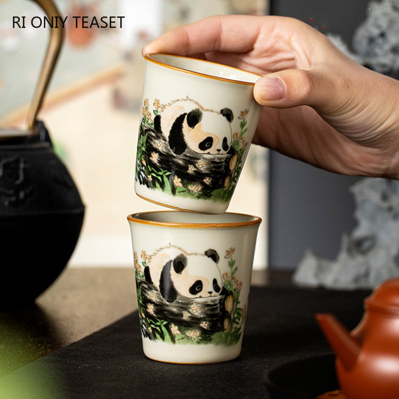 Handmade Ceramic Mug - 1 szt. Chiński tradycyjny ceramiczny kubek