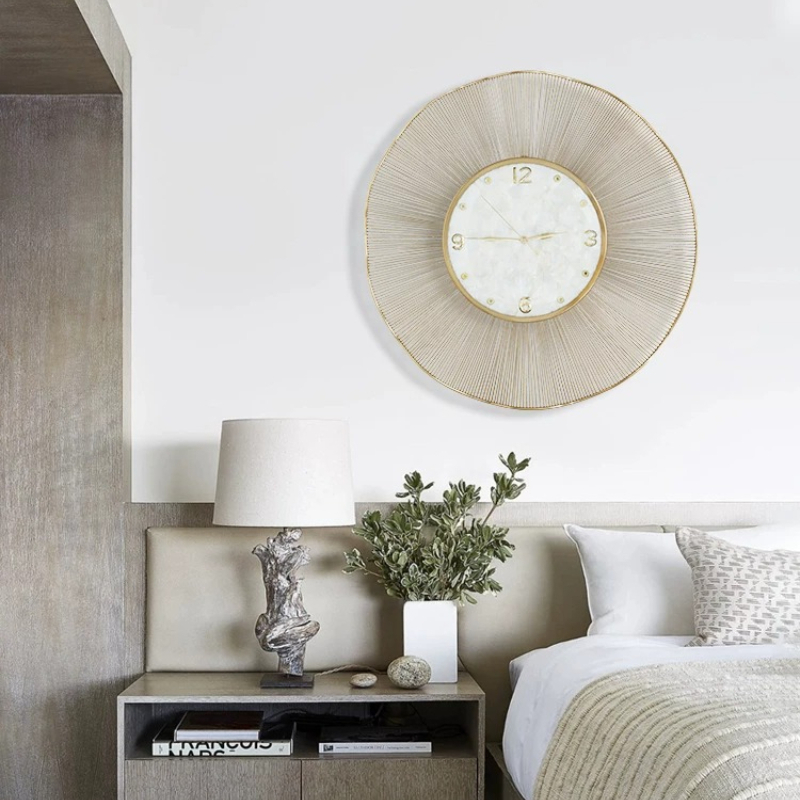 Luxury Lifestyle Aesthetic - Estetyczne zegary ścienne w stylu chińskim,
