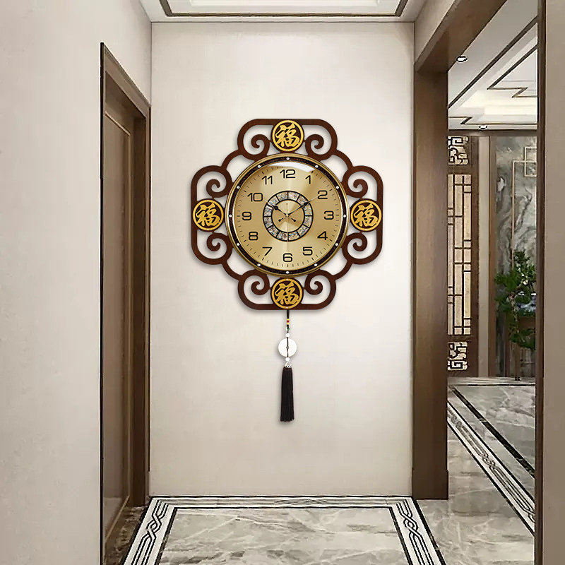 Luxury Lifestyle Aesthetic - Zegary ścienne w stylu chińskim, minimalistyczny