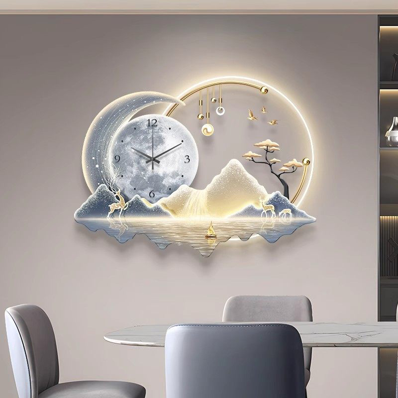 Artystyczny Zegar Ścienny LED  – Luxury Lifestyle Aesthetic recenzja i cena